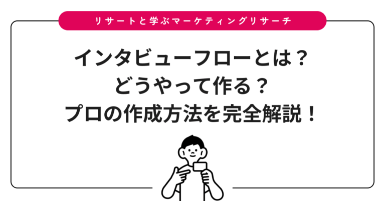 インタビューフローとは？どうやって作る？プロの作成方法を完全解説！