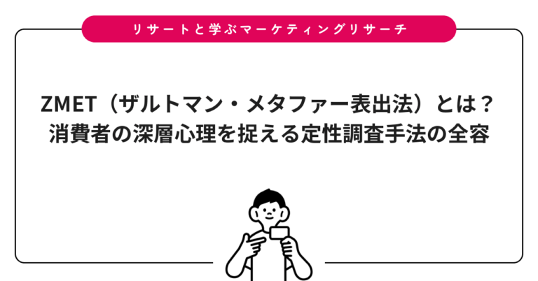 ZMET（ザルトマン・メタファー表出法）とは？消費者の深層心理を捉える定性調査手法の全容
